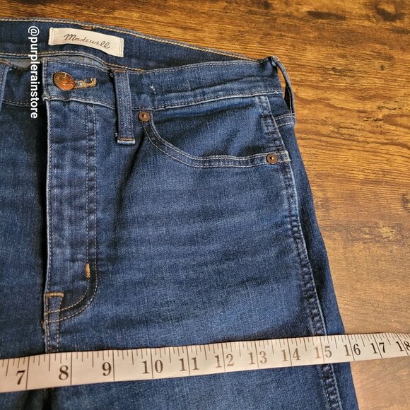 Madewell Jeans 27 High Rise 10" Skinny Hayes Wash F4684 Tummy Control Stretch - Picture 8 of 12